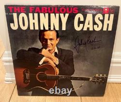 Album signé de Johnny Cash : The Fabulous Johnny Cash