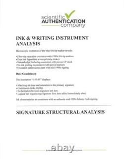 Album signé de Johnny Cash : The Fabulous Johnny Cash