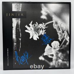 'Album vinyle LP Wallflowers signé par le groupe Jinjer avec Tatiana Beckett Bas Coa'