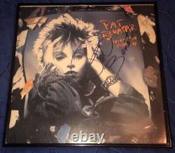 Album vinyle PAT BENATAR Seven The Hard Way autographié sur la pochette, livraison gratuite