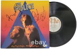 Album vinyle Zenyatta Mondatta dédicacé par The Police avec certificat d’authenticité Beckett