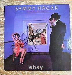 Album vinyle signé à la main par Sammy Hagar