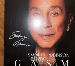 Album vinyle signé de Smokey Robinson Gasms avec preuve