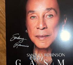 Album vinyle signé de Smokey Robinson Gasms avec preuve