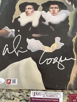Alice Cooper A Signé Dada 2018 Edition Limitée Orange Swirl Couleur Vinyl Jsa Coa