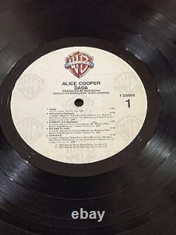 Alice Cooper A Signé Dada 2018 Edition Limitée Orange Swirl Couleur Vinyl Jsa Coa