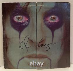 Alice Cooper de l'intérieur Album vinyle autographié et signé.