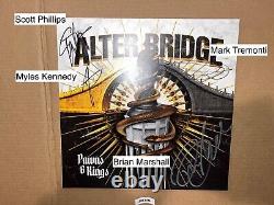 'Alter Bridge Vinyle Autographié Signé LP Creed One Day Remains Blackbird'