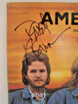 America signé 2x- Homecoming 1972 LP vinyle-2e album-authentifié+hologramme