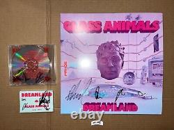 Animaux En Verre Signés Autographied Vinyl Record Lp CD Cassette Combo Dreamland