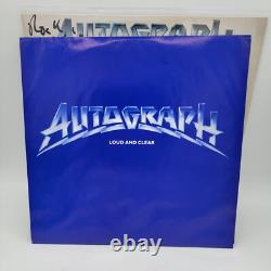Autographe Loud & Clear Vinyle signé autographié rare