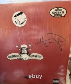 Autographe rare du chanteur country HARDY - Vinyle LP signé 2025