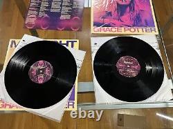 Autographié Grace Potter Midnight Vinyl 2 Lp Gatefold / 10/10 Monnaie S'il Vous Plaît Lire