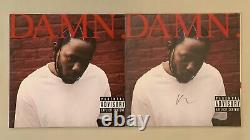 Autographié Kendrick Lamar Damn Rare 2 Lp Set (vinyle Rouge)