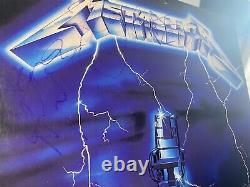 Autographié Metallica Ride The Lightning Vinyl Promo Copy