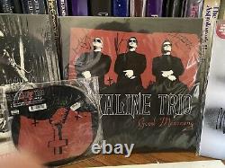 Autographié Signé Alkaline Trio Alk3 Matt Skiba Vinyl Nofx Blink 182 Oop Lot