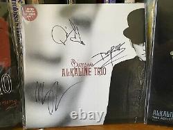 Autographié Signé Alkaline Trio Alk3 Matt Skiba Vinyl Nofx Blink 182 Oop Lot
