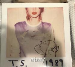 Autographié Taylor Swift 1989 Signed Lp Record Vinyl