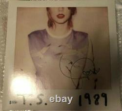 Autographié Taylor Swift 1989 Signed Lp Record Vinyl Beckett Authentic
