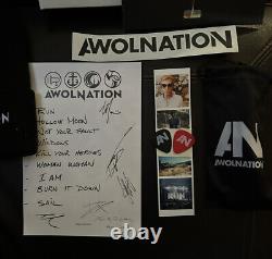 Awolnation Exécuter Rare Boîte De Collection Autographiée Set 7 Vinyle