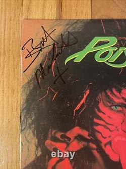 BRET MICHAELS POISON album vinyle signé/autographié avec certificat d'authenticité Beckett