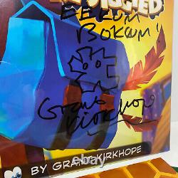 Banjo Kazooie Re-jiggyed Vinyl Record Lp Grunty Green Signé Par Grant Kirkhope