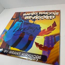 Banjo Kazooie Re-jiggyed Vinyl Record Lp Jiggy Yellow Signé Par Grant Kirkhope
