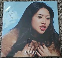 Beabadoobee - Voici comment demain bouge Blood Records Blue White Vinyl LP signé