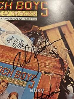 Beach Boys Stack O' Tracks 1976 Uk Lp Record 33 Signé Autographied Vinyl
