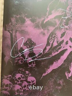 Beartooth Autographié en dessous du vinyle LP Violet & Gris #1 Avec vinyle scellé