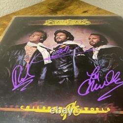 Bee Gees Rares Children Of The World Vinyle Signé
