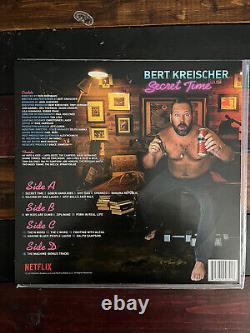 Bert Kreischer Secret Time Vinyl Record Signé Et Oop! Jamais Joué