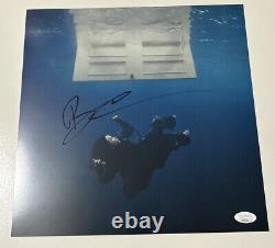 Billie Eilish Vinyle Signé Affiche Autographiée Frappe-moi Fort Bleu Jsa Loa Yy63313