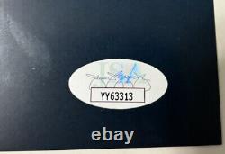 Billie Eilish Vinyle Signé Affiche Autographiée Frappe-moi Fort Bleu Jsa Loa Yy63313