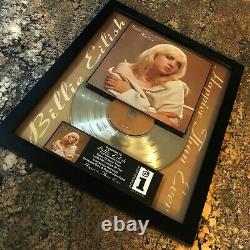 Billie Eilish (plus Heureux Que Jamais) CD Lp Record Vinyle Autographié Signé