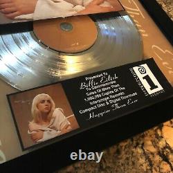 Billie Eilish (plus Heureux Que Jamais) CD Lp Record Vinyle Autographié Signé