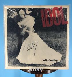 Billy Idol Disque Vinyle Blanc 12' Édition Limitée Signé de 'White Wedding' EPC5002
