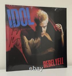 Billy Idol Rebel Yell Vinyle Édition Étendue Autographiée Signée Limitée 2LP Neuf