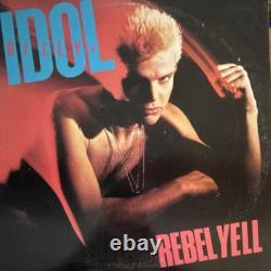 Billy Idol Rebel Yell album vinyle LP signé avec pochette autographiée