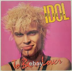 Billy Idol signé album vinyle LP To Be A Lover COA preuve exacte autographiée