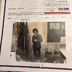 Billy Joel 52e rue Vinyle LP signé Album PSA/DNA Epperson LIVRAISON GRATUITE