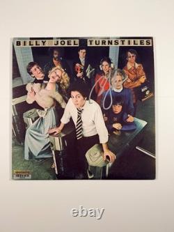 Billy Joel LP vinyle Turnstiles signé album disque autographe COA