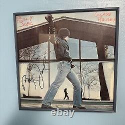 'Billy Joel a signé l'album vinyle Glass Houses LP encadré autographié'