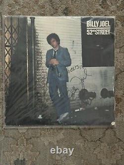 Billy Joel a signé l'album vinyle de 52nd Street autographié
