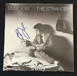 Billy Joel a signé le vinyle de The Stranger Autographié Auto Record Beckett BAS COA