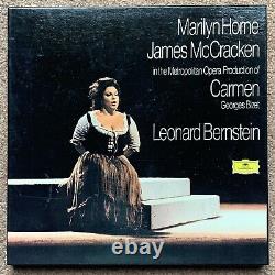 Bizet Carmen, Mairlyn Horne Autographiée, 3 Lp Set, Mccracken Bernstein 2709 043