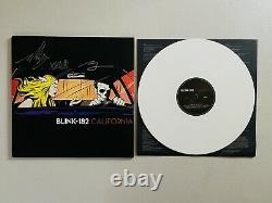 Blink-182 Bande Signée Autographe Album Vinyl Record California Rare Mark Hoppus