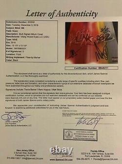 Blink 182 Travis Barker Jsa Signé Autographe Album Vinyl Record Complet Signé