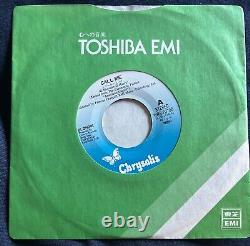 Blondie Band Signée par tous (6) Call Me 45 Disque Vinyle Couverture Debbie Harry