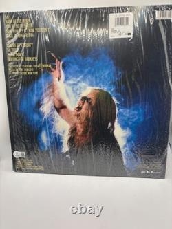 Bob Daisley signé Ozzy Bark at the Moon vinyle bleu authentification Beckett